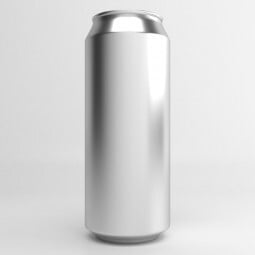 Aluminium Disposable Beverage/Beer Cans Silver