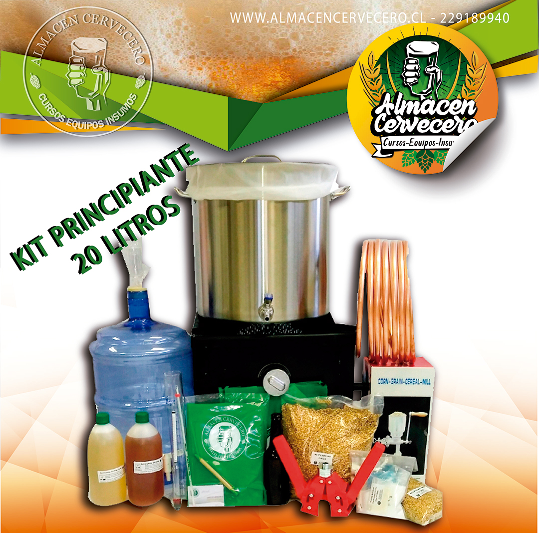Kit Principiante 20Lts + Gift Card Curso