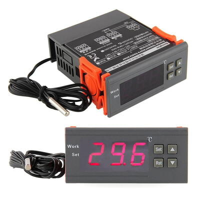 Termostato Dual 220V Con Sensor 10Amp