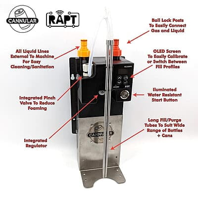 Cannular Can and Bottle Filler - RAPT