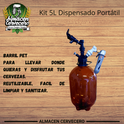 Kit 5L Dispensado Portátil