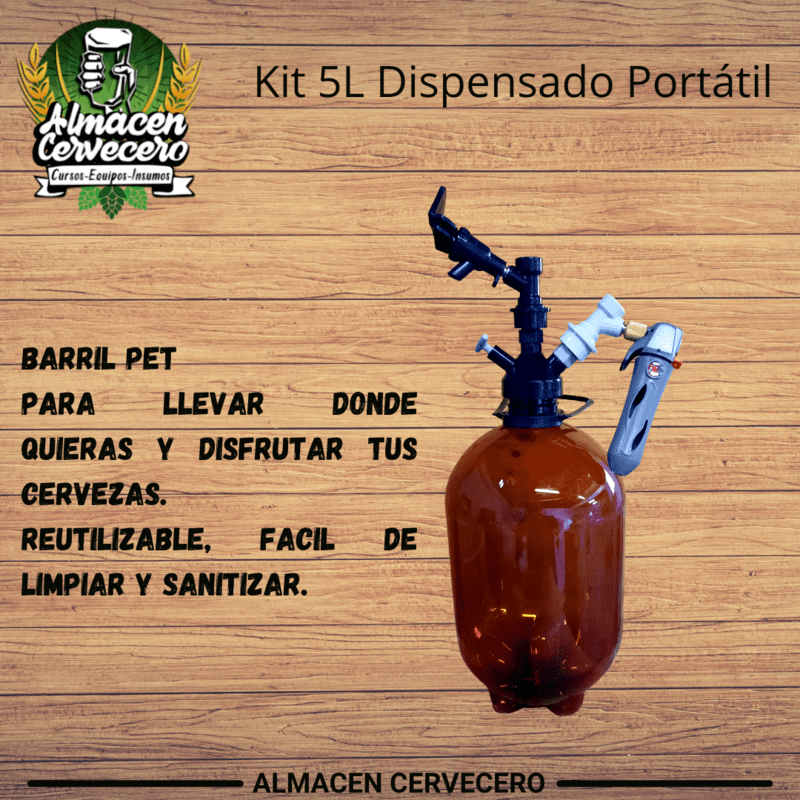 Kit 5L Dispensado Portátil Kit 5L Dispensado Portátil