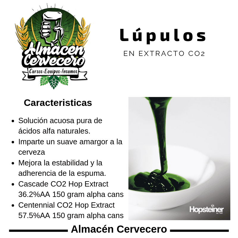 Extracto de Lupulo Cascade 150gr