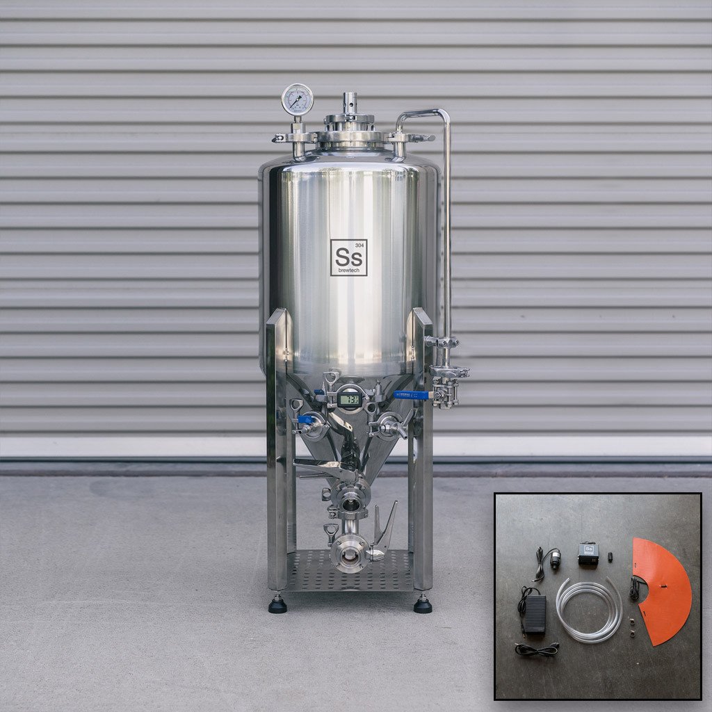 Ss Brewing Technology Fermentador Inox Conico 15.5G (58,67lt) Ss Brewing Technology Fermentador Inox Conico 15.5G (58,67lt)