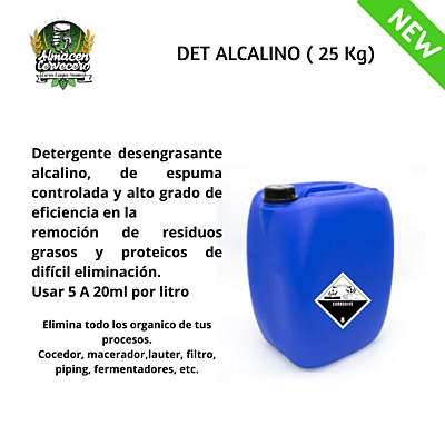 DET ALCALINO 25 Kg