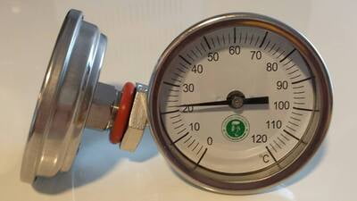 Termometro Acero Inox 3" 0-120ºc AC