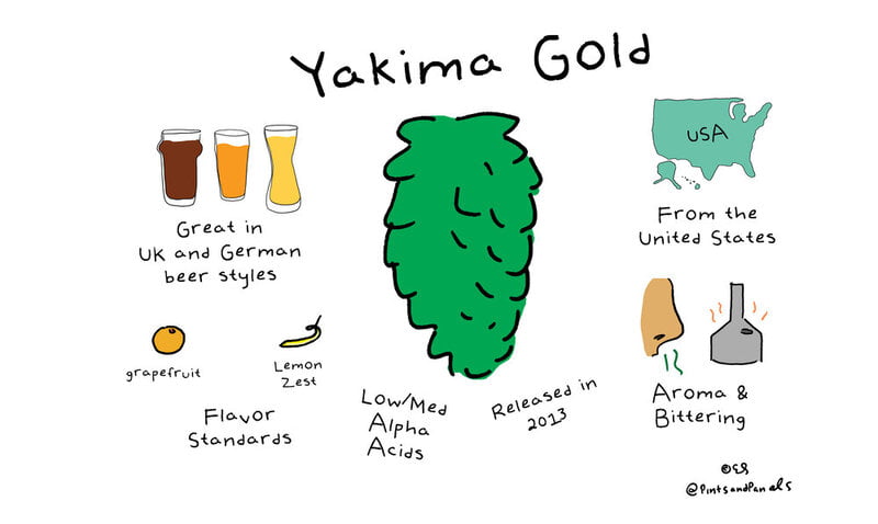 Lupulo100gr Yakima Gold Hueimen Lupulo100gr Yakima Gold Hueimen